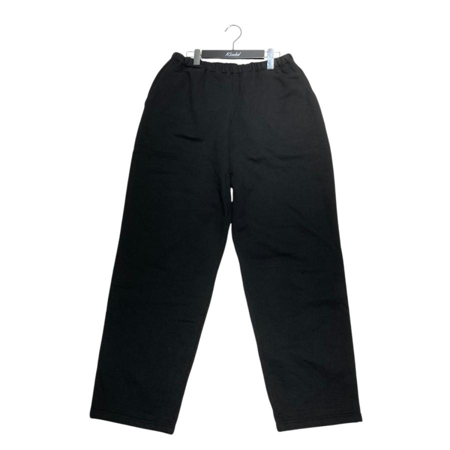 COMOLI コモリ 24SS コットン裏毛スウェットパンツ Z01-05003 ブラック 