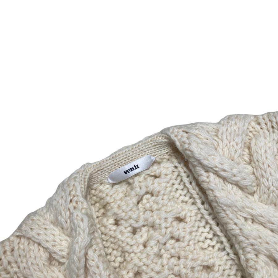 venit 【値下げ】VENIT NOBLE別注 ハンドニットカーディガン VEK
