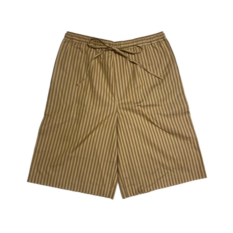 CristaSeya クリスタセヤ CRISTASEYA Striped Cotton Bermuda 