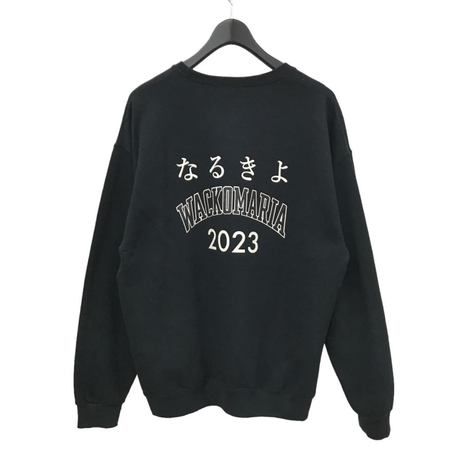 値下げ】WACKO MARIA×なるきよ 23AW SWEAT SHIRT プリント クルー  