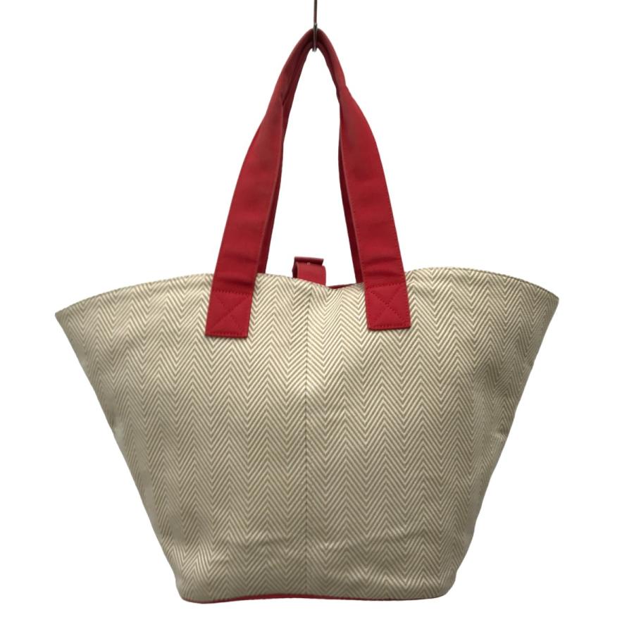 HERMES 【値下げ】HERMES パニエドプラージュ シェブロン トート