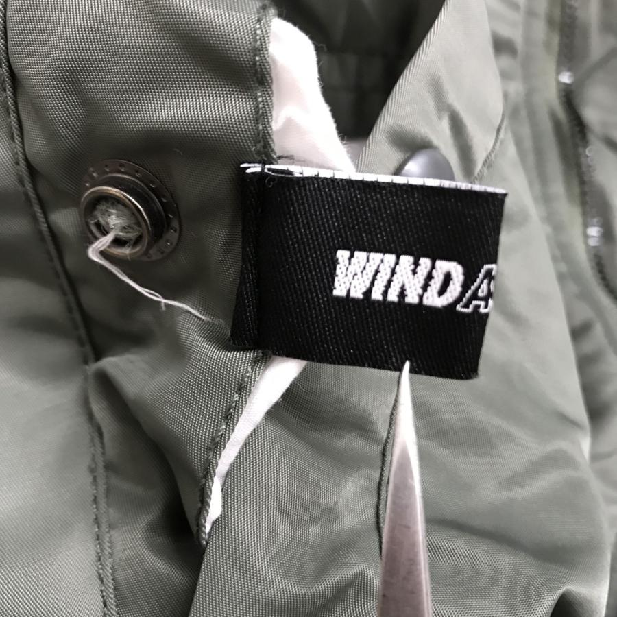 ウィンダンシー WIND AND SEA ロゴプリント リバーシブル MA-1 