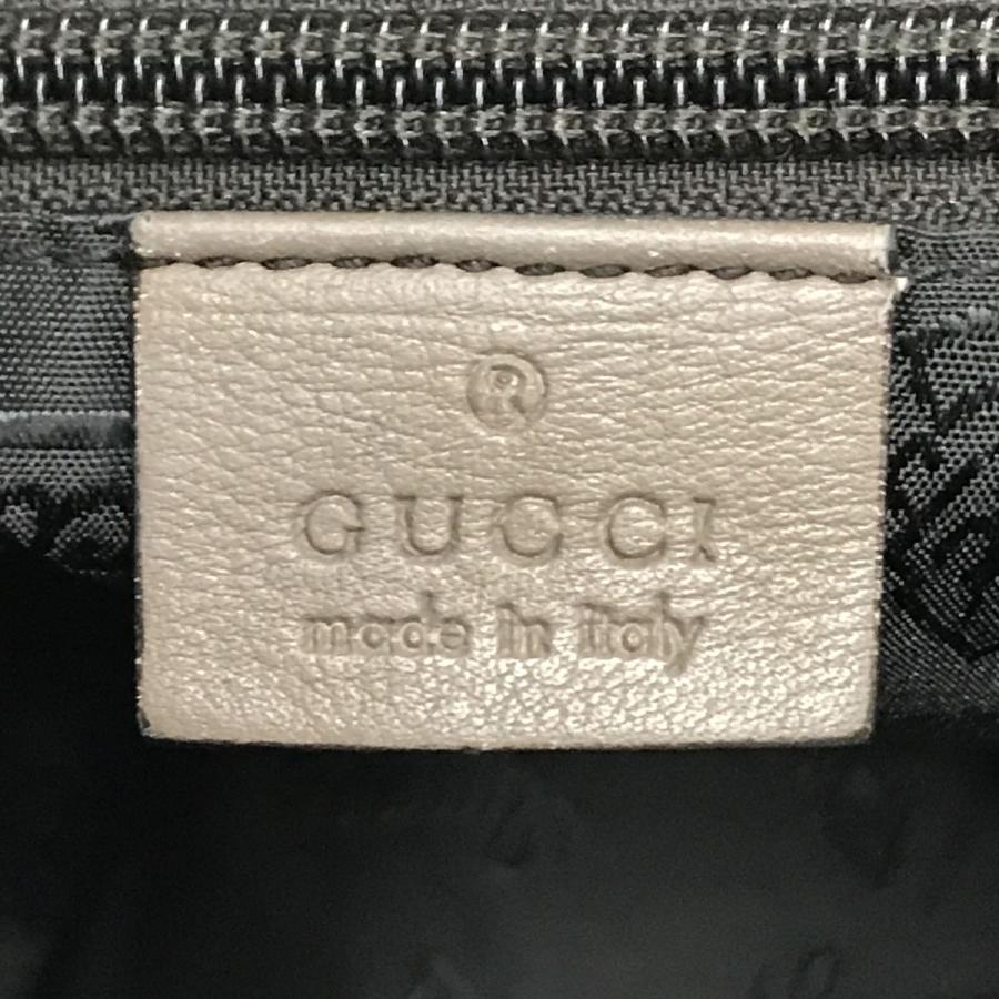 グッチ GUCCI GG柄 エンボス レザー ショルダーバッグ 201446