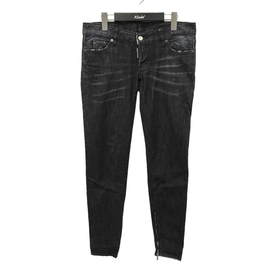 DSQUARED2（ディースクエアード） 裾ジップ デニムパンツ S75LA0498 