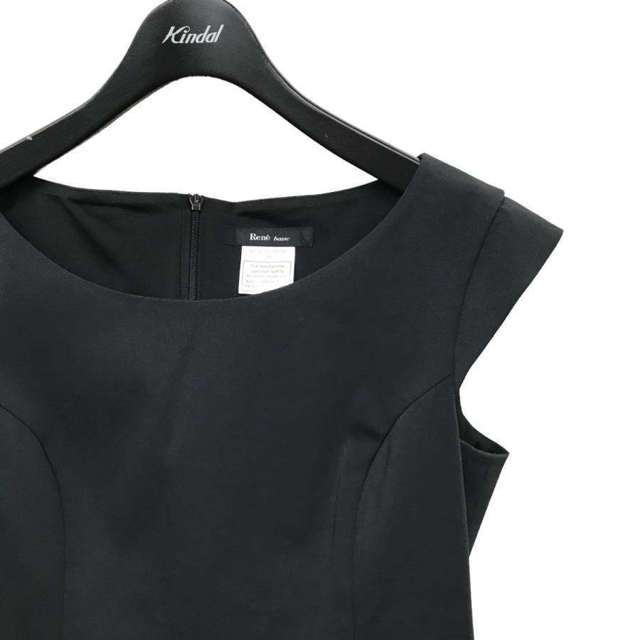 ルネ Rene ノースリーブワンピース 5536050 ブラック サイズ：38  