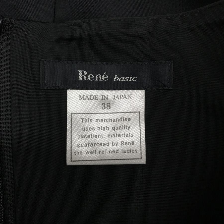 ルネ Rene ノースリーブワンピース 5536050 ブラック サイズ：38  