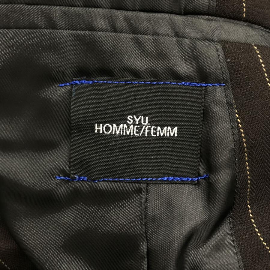SYU.HOMME/FEMM 【値下げ】SYU．HOMME／FEMM DOUBLE OVER JKT／CHANGE