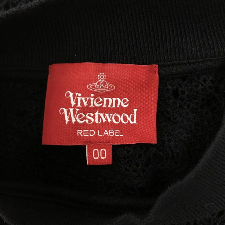 vivienne westwood シースルートップス Vivienne Westwood RED LABEL 黒シースルーシャツ 00