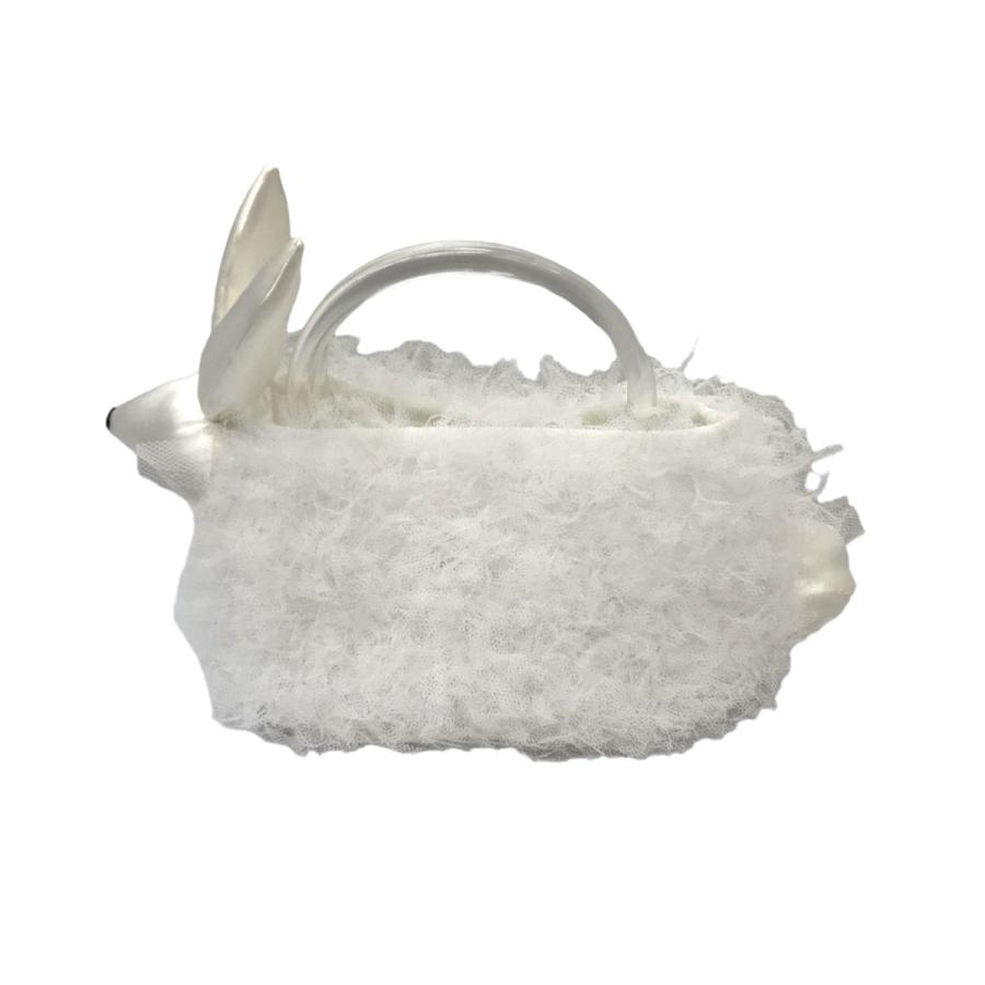 ラドロー LUDLOW Rabbitバッグ ハンドバッグ ホワイト 