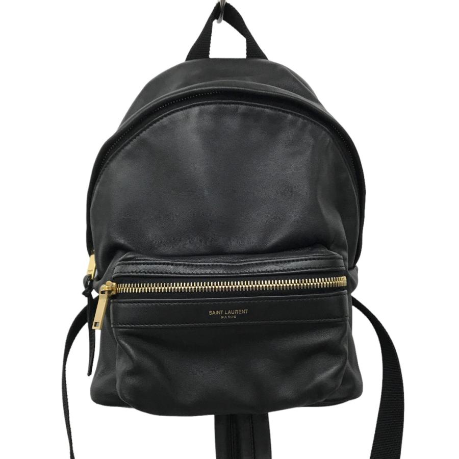 値下げ】Saint Laurent Paris レザーミニリュック ブラック