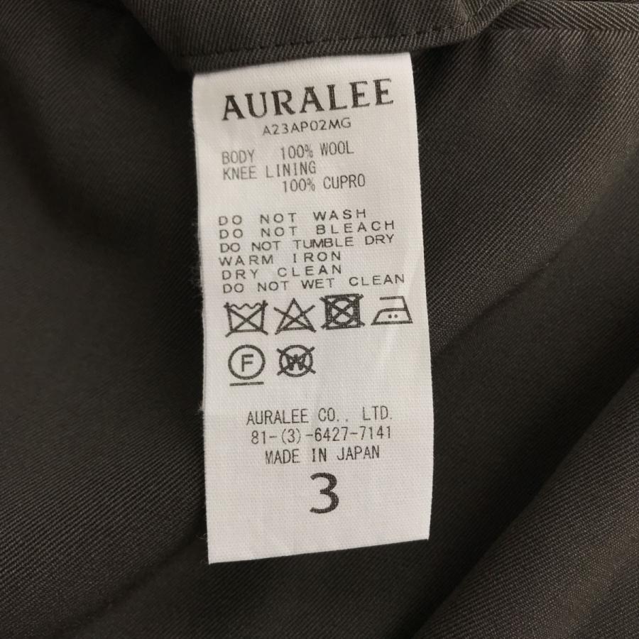 AURALEE 【値下げ】AURALEE LIGHT WOOL MAX GABARDINE SLACKS