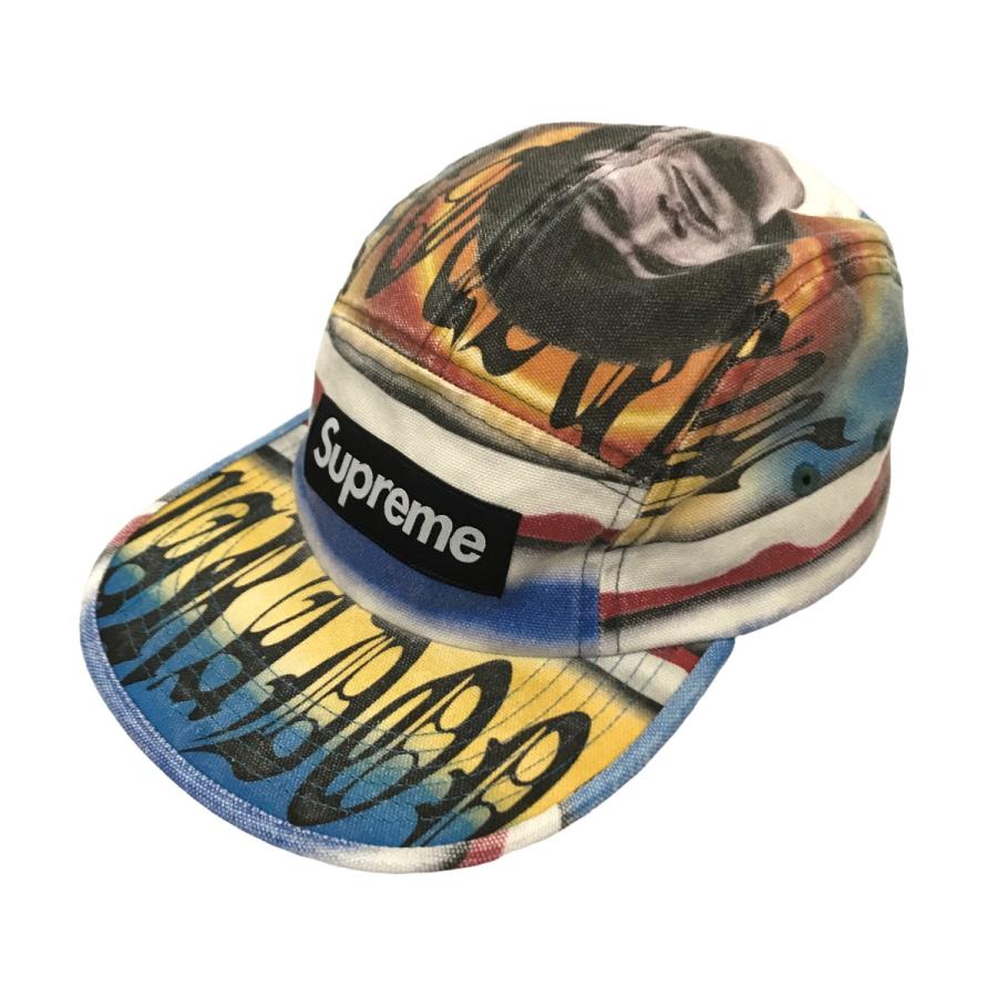 supremeシュプリームキャップブルーヴィンテージスケボー