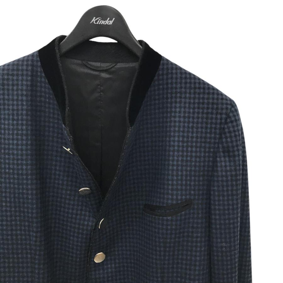 riA 【値下げ】RIER チェックジャケット ネイビー サイズ：M (フレスポ