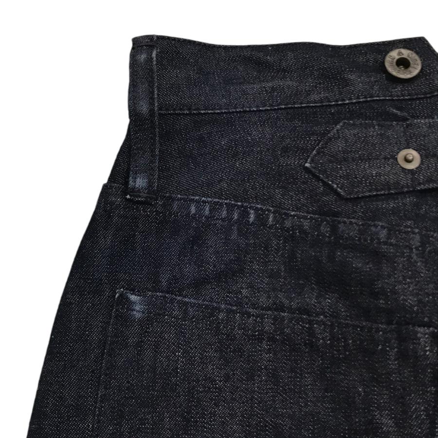 ナイジェルケーボン NIGEL CABOURN リネンブレンドデニムスカート 