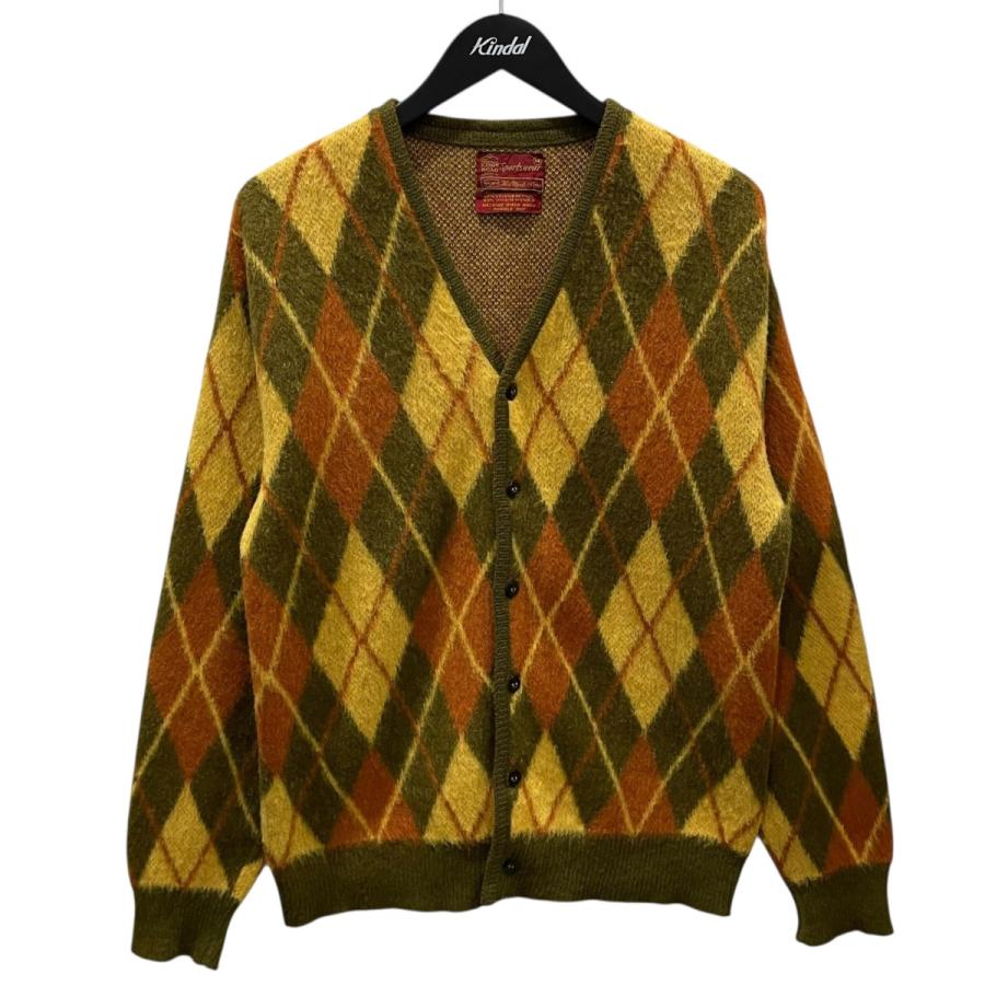 VINTAGE ヴィンテージ VINTAGE 70s アーガイル柄ニットカーディガン