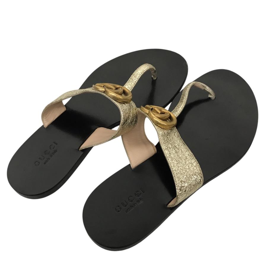 GUCCI トングサンダル GUCCI グッチ トングサンダル 497444 A3N00 レディース レザー