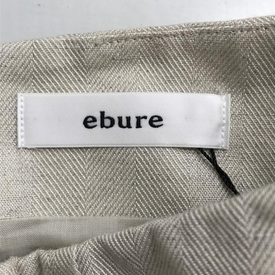ebure 【値下げ】EBURE リネンビスヘリンボーン ロングスカート