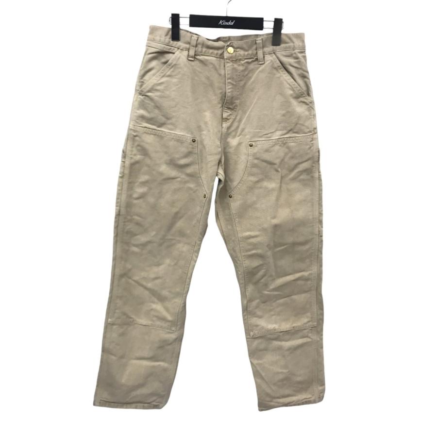 カーハートダブルニーダックペインターパンツベージュサイズ32×30