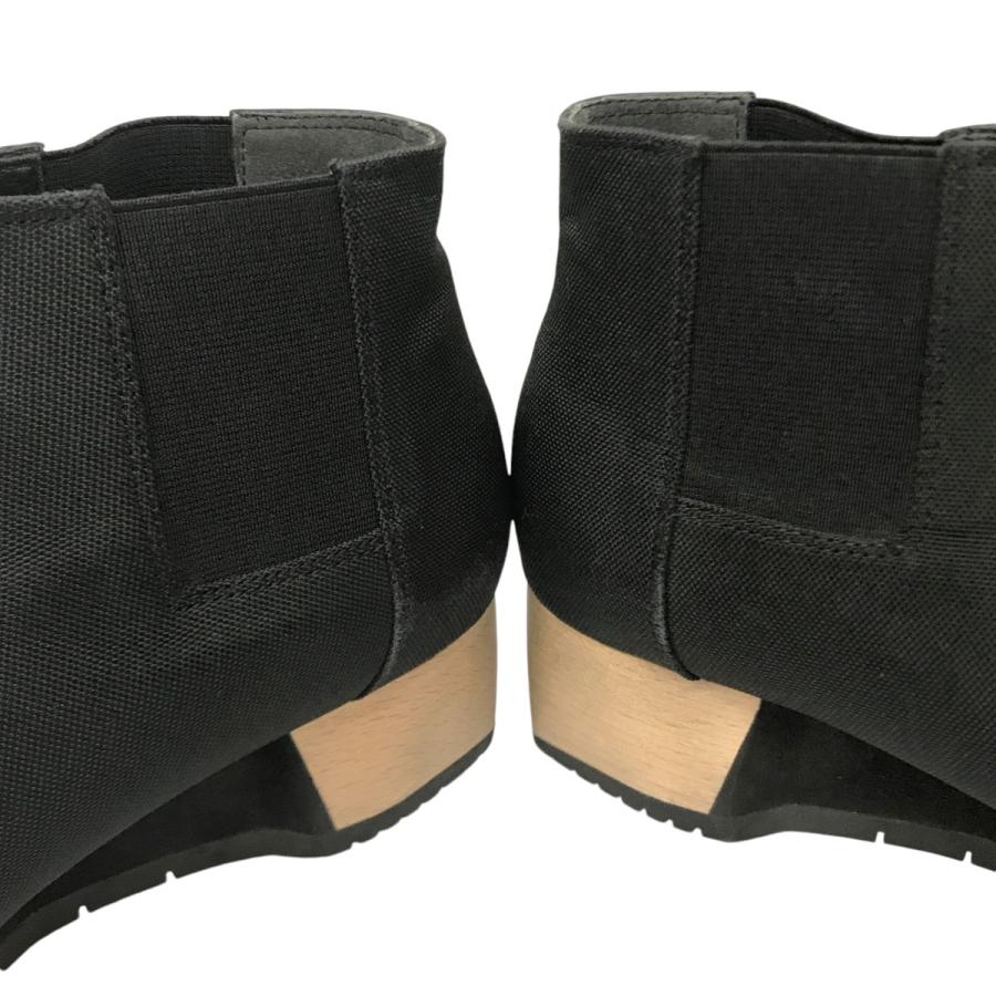 イッセイミヤケ ブーツ　25センチ　レディース 132 5. ISSEY MIYAKE 5． イッセイ ミヤケ 切替ブーツ ブラック サイズ