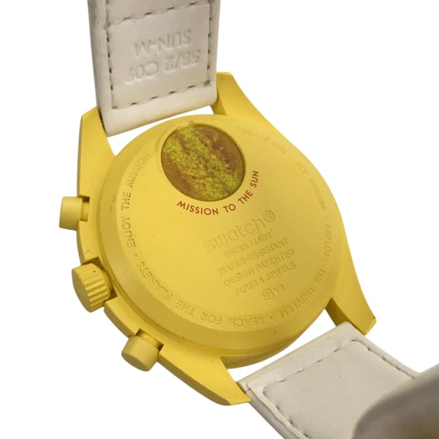 OMEGA×swatch MOONSWATCH/イエロー/美品/付属品完品