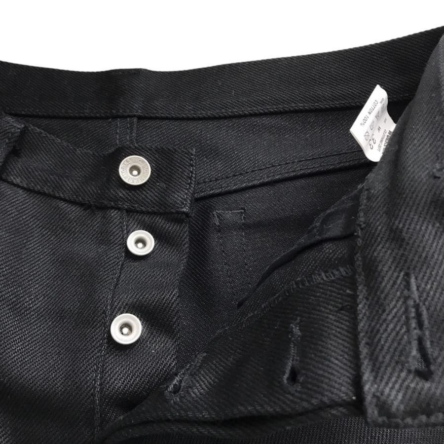 IRON HEART アイアンハート 黒鎧 21oz ブラックストレートデニム 