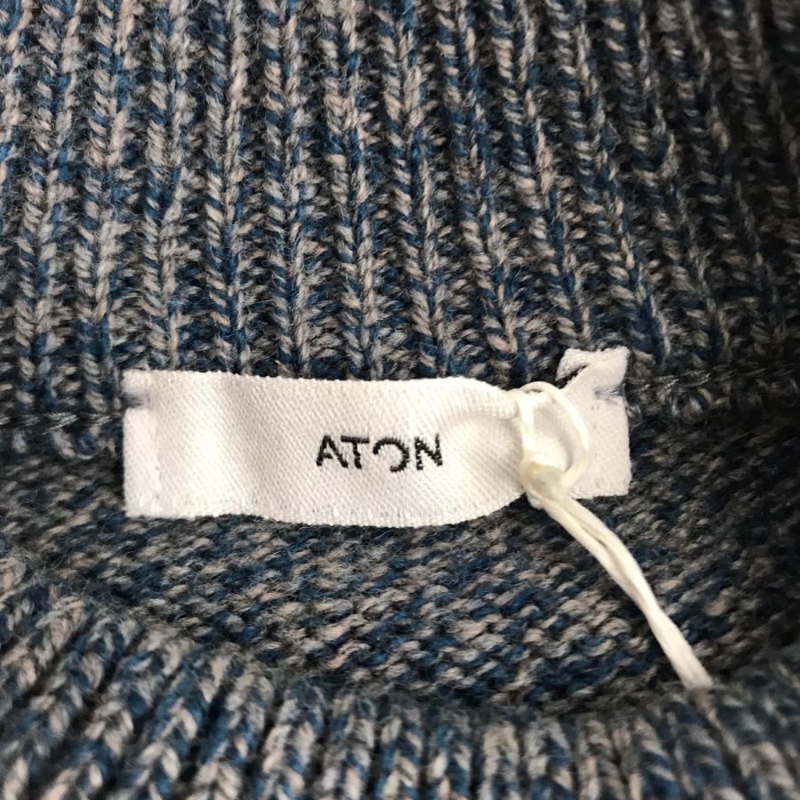 ATON エイトン 20AW OVERSIZED MOCKNECK SWEATER ウールニット 7031624