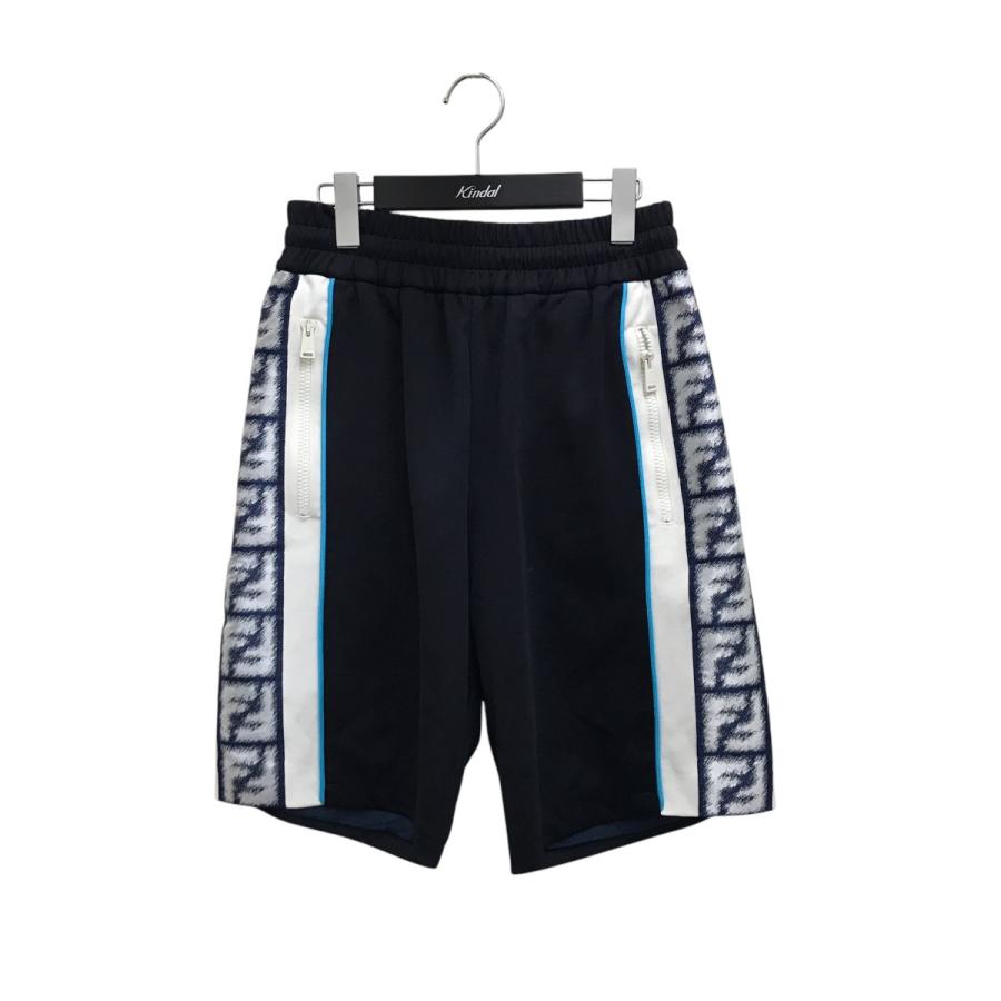 FENDI（フェンディ） 【値下げ】FENDI サイドロゴハーフトラックパンツ