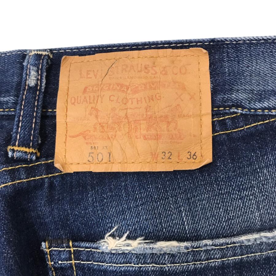 リーバイス LEVI'S 501XX 復刻レプリカ BIGE ダメージ加工デニムパンツ