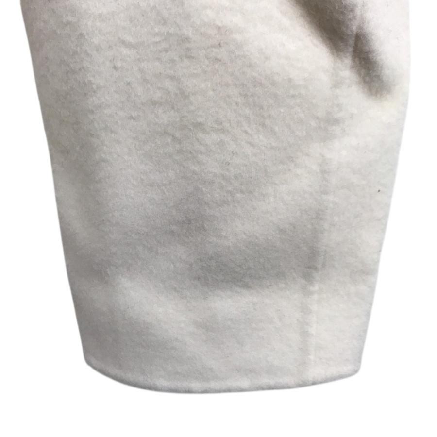 ビッグ・ユー U-Big ダブルフェイスFOXポケット コート アイボリー