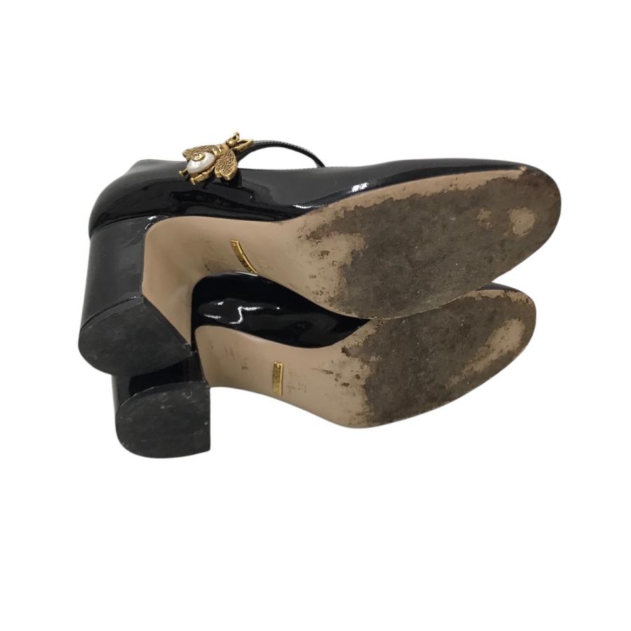 【値下げ】GUCCI louis bee mary jane pumps ヒールパンプス 481177 ブラック サイズ：36 (フレスポ東大阪店)_5