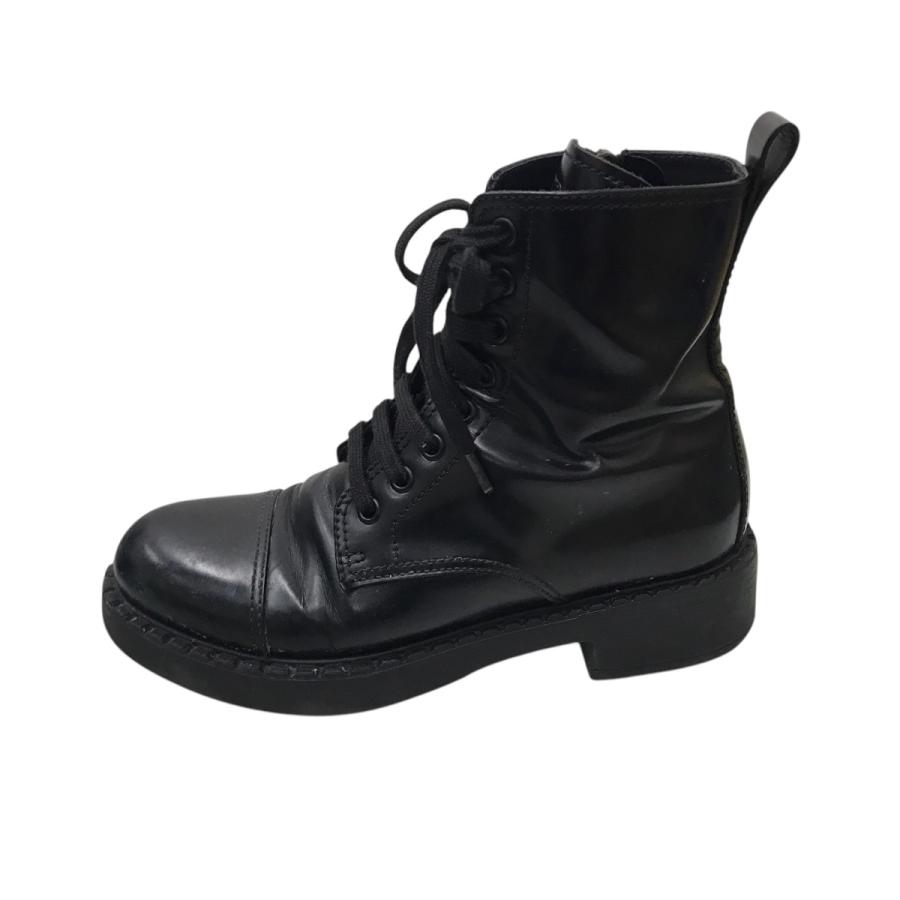 PRADA（プラダ） 【値下げ】PRADA ブラッシュレースアップサイドジップ 
