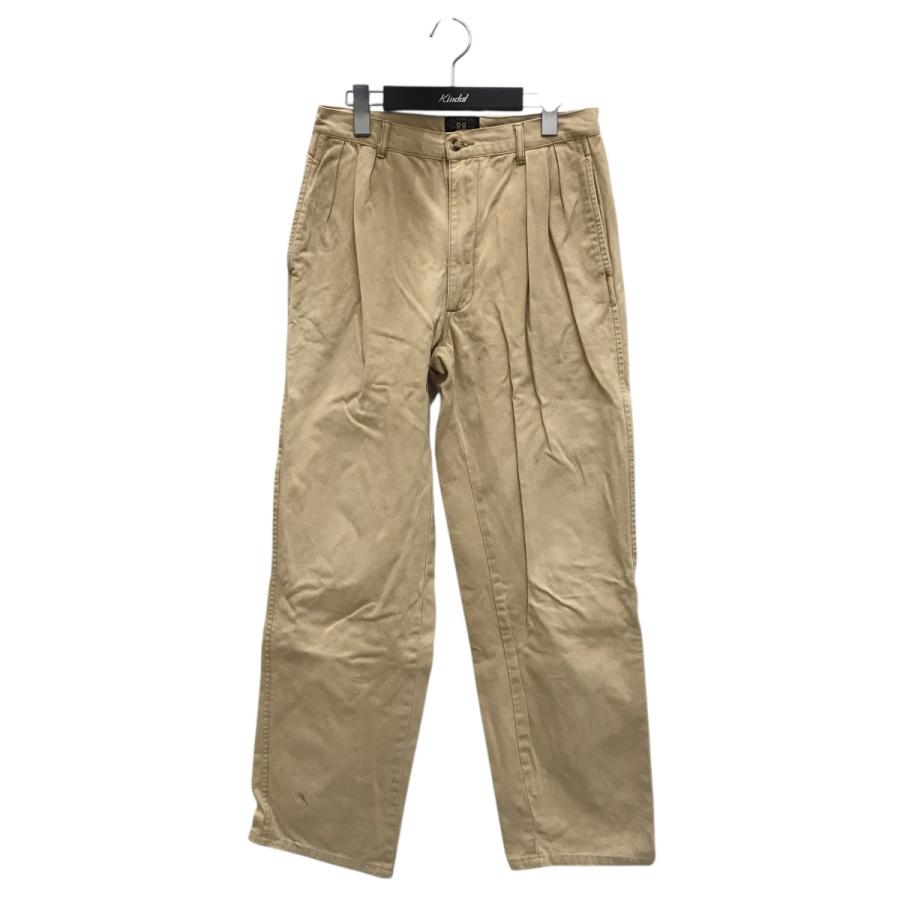 RRL ダブルアールエル ボトムス 32×30 ベージュ系 メンズ RRL Ralph Lauren（ダブルアールエル） RRL タック パンツ ベージュ