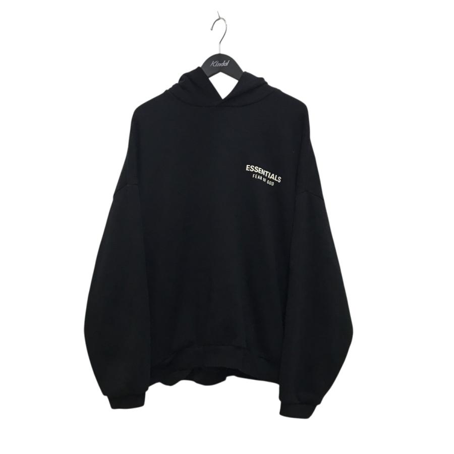 ESSENTIALS ブラック フード付きパーカー ESSENTIALS フード付きパーカー S ブラック ESSENTIALS フード付き
