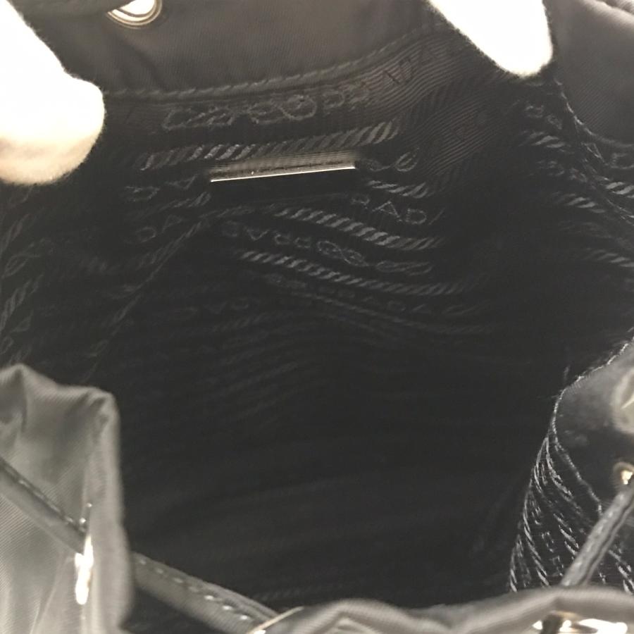 PRADA（プラダ） PRADA Re-Nylon ポーチ 巾着 1NS369 ブラック