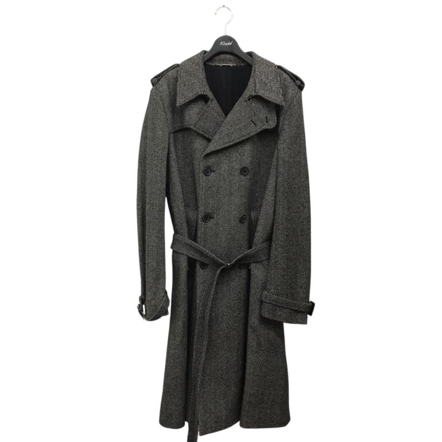 Dior HOMME 【値下げ】Dior Homme エディ期 ヘリンボーン トレンチ