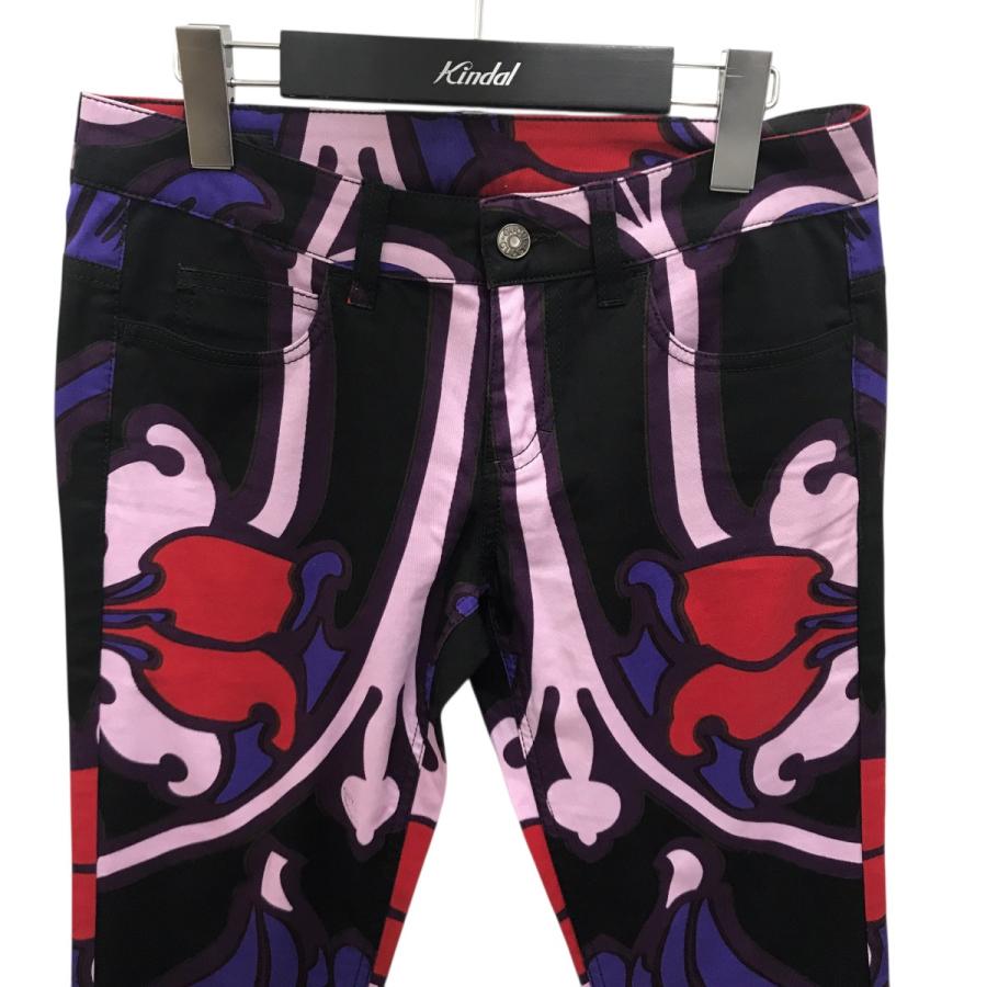 GUCCI（グッチ） 【値下げ】GUCCI フローラル アートデザイン スキニー