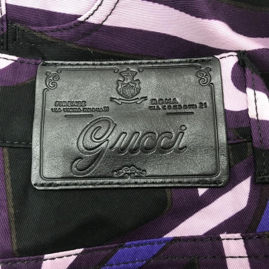 GUCCI（グッチ） 【値下げ】GUCCI フローラル アートデザイン スキニー