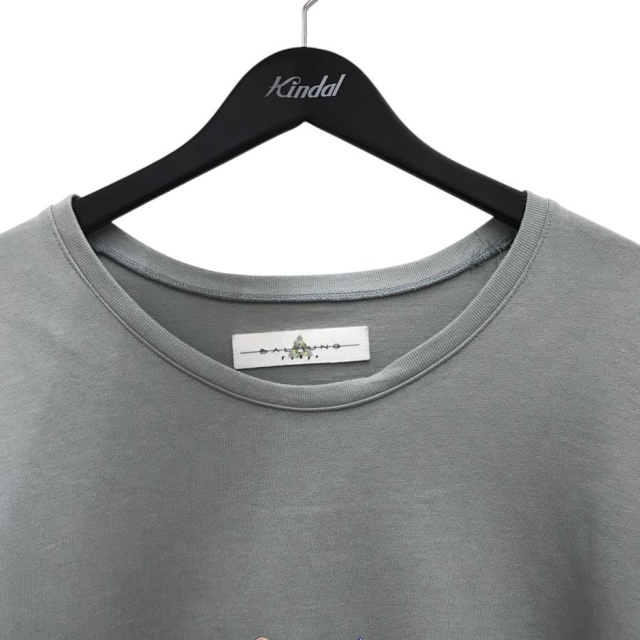 BALMUNG 【値下げ】BALMUNG プリントビッグTシャツ スカイブルー