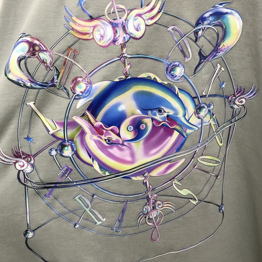 BALMUNG グラフィックプリントビッグTシャツ BALMUNG プリントビッグTシャツ（黒・HOTEL） | freestylefree