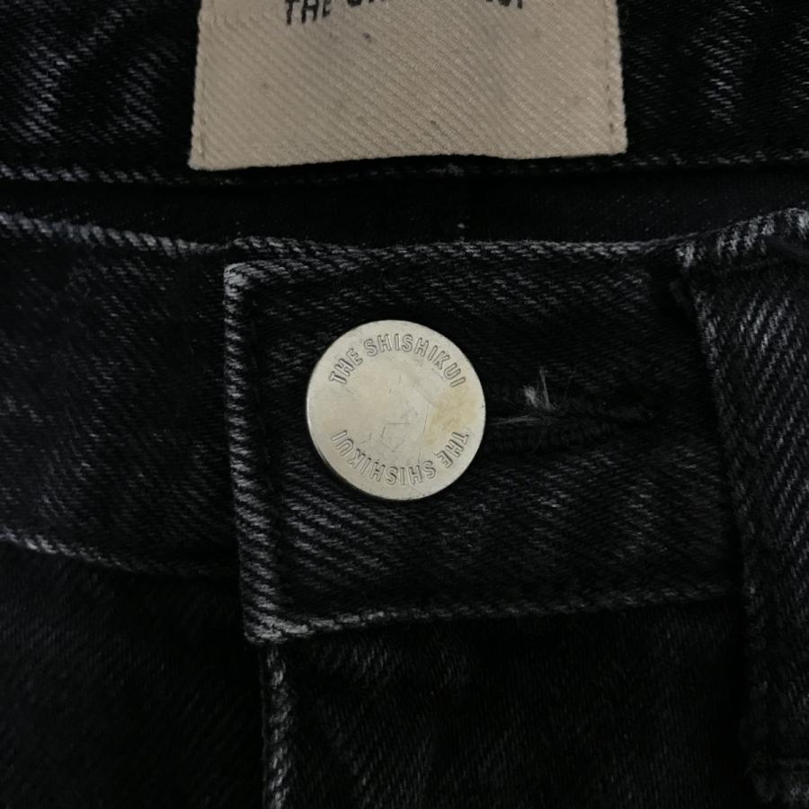 シシクイ THE SHISHIKUI デニムパンツ ブラック サイズ：25