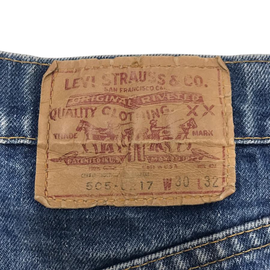 Levi's（リーバイス） LEVI'S 80s 505 42TALON 黒カン ボタン裏653