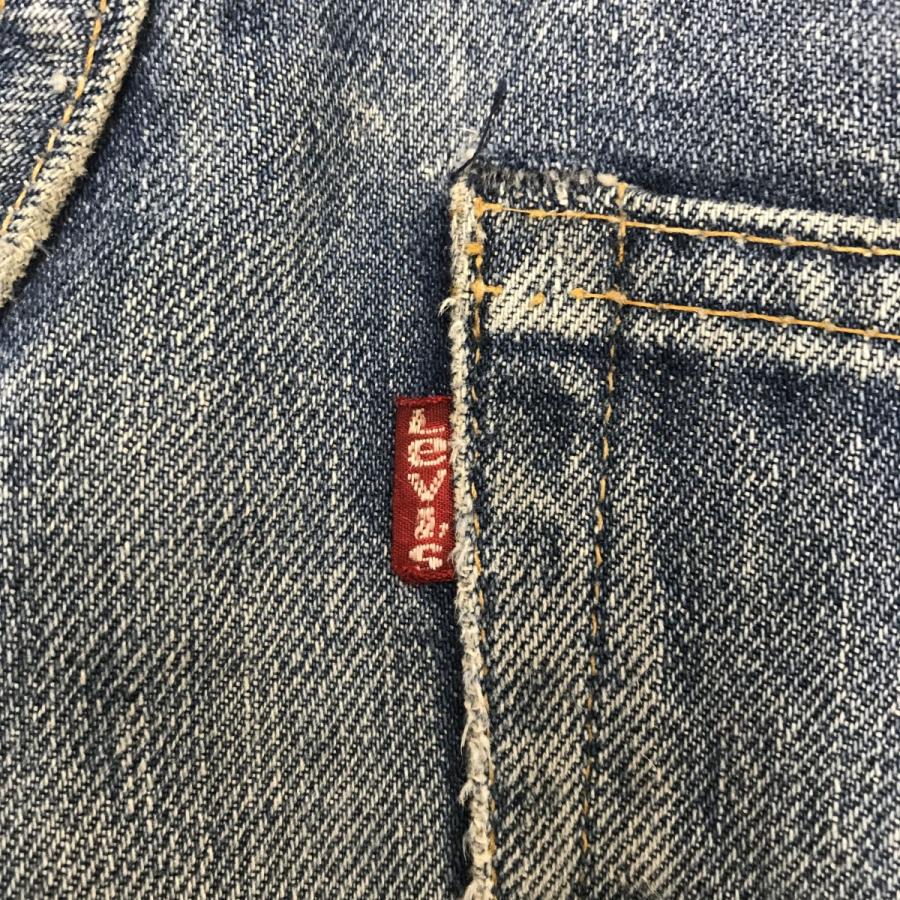 Levi's（リーバイス） LEVI'S 80s 505 42TALON 黒カン ボタン裏653