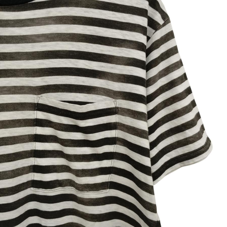 MINEDENIM（マインデニム） MINEDENIM Hazy Border T-SH かすれ加工