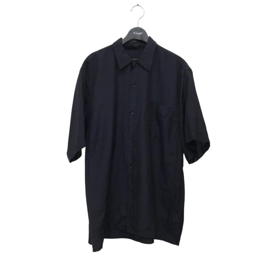 COMOLI ブラック 小売業者 半袖シャツ COMOLI ブラック 半袖シャツ