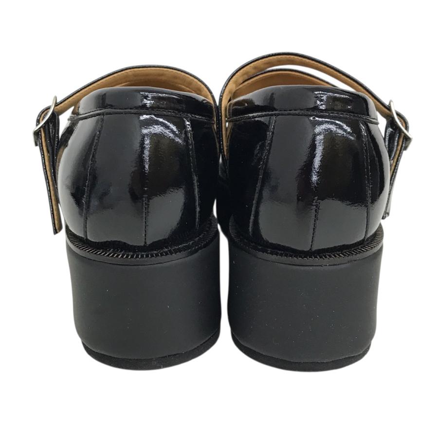 ロドリリオンRhodolirioNローファープラットフォーム36エナメル黒新品 ロドリリオン RhodolirioN ローファー ブラック サイズ：36