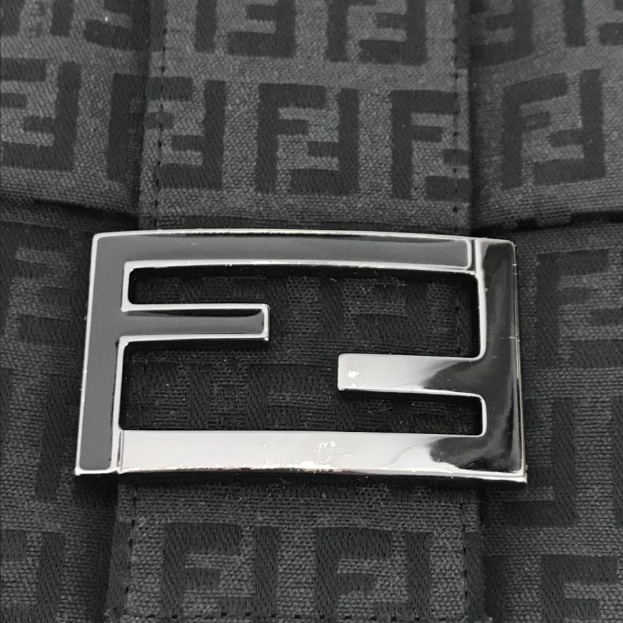 [大人気]　フェンディ　FENDI　ハンドバッグ　総柄　マンマバケット　ズッカ柄 FENDI（フェンディ） ズッカ柄 マンマバケット ハンドバッグ ブラック