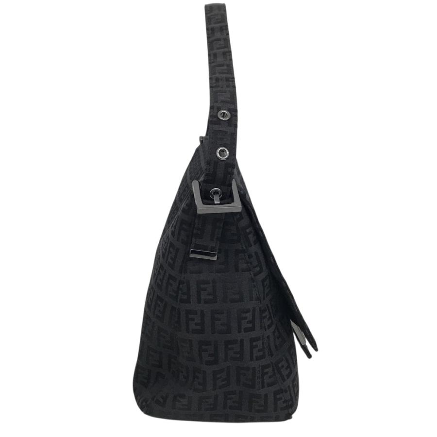 FENDI（フェンディ） ズッカ柄 マンマバケット ハンドバッグ ブラック