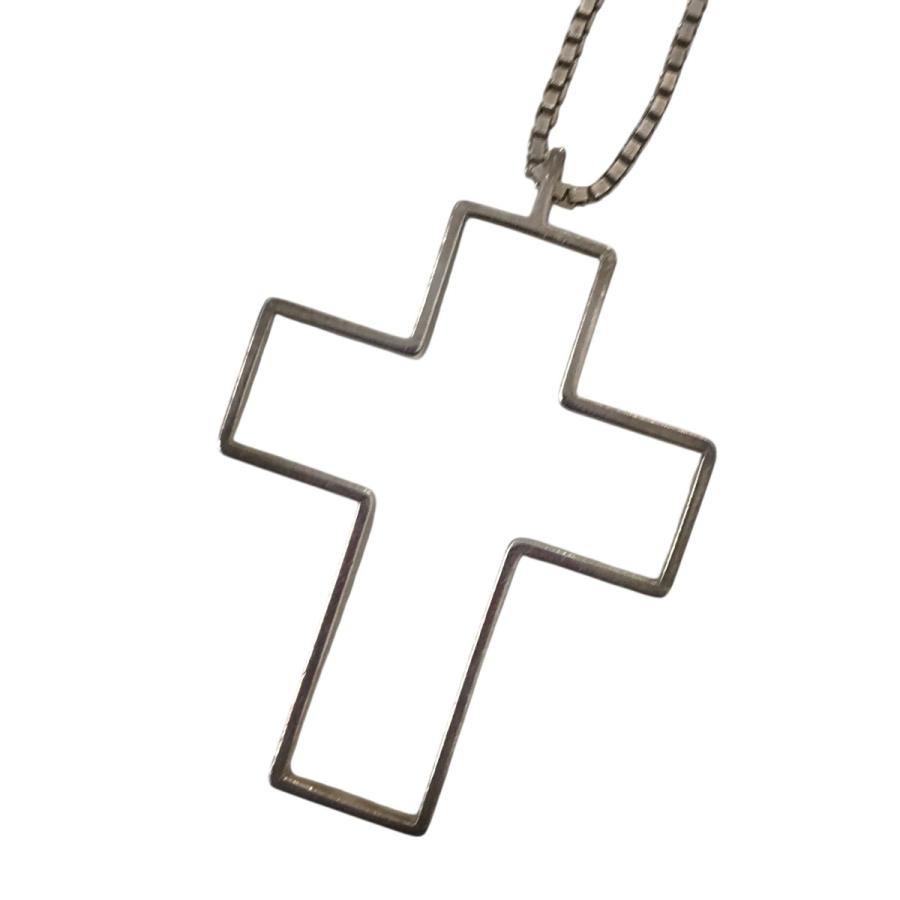 【良品】GUCCI グッチ　シルバー925 オープンクロス ネックレス GUCCI（グッチ） オープンクロス ネックレス シルバー : カインドオル