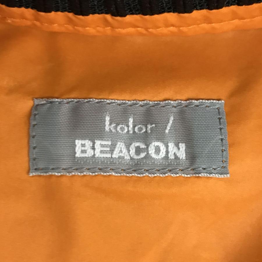 値下げ】kolor／BEACON Nyストレッチタフタブルゾン MA-1ジャケット