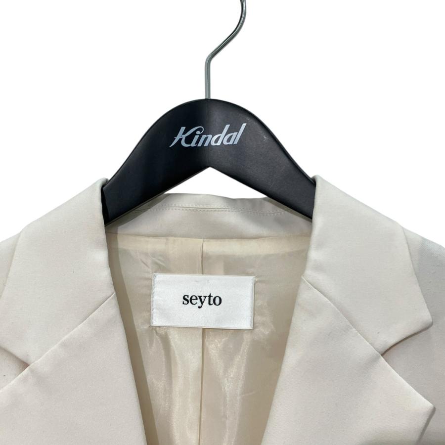セイト seyto カットオフタックセミダブルテーラードジャケット カット